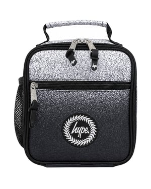 Hype Speckle Fade Black Lunch Bag