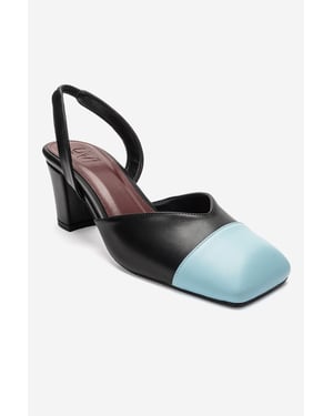 Maruelle Klacksandal med Blockklack och Slingback