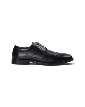 Paul Andrew herenschoenen in zwart, wingtip brogue derby - Cambridge
