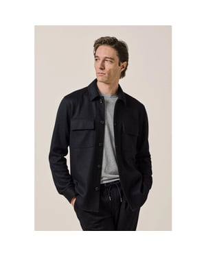 Profuomo Ppxf30001a overshirt knitted navy