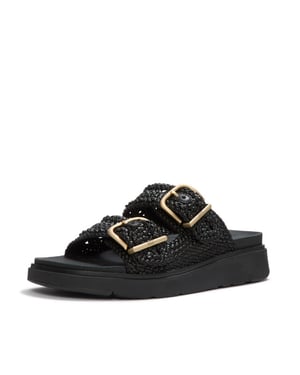 FitFlop Gen-ff woven two-bar slides