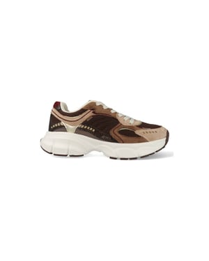 Posh by Poelman Sneakers lise beige / / bordeaux rood