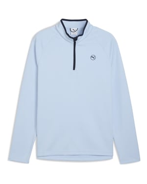 Men's Puma Waffle Fleece Pullover Jumper in Haute Tropic