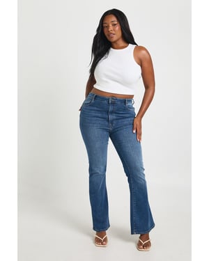 Plus High Waist Booty Lifting Flared Jean
