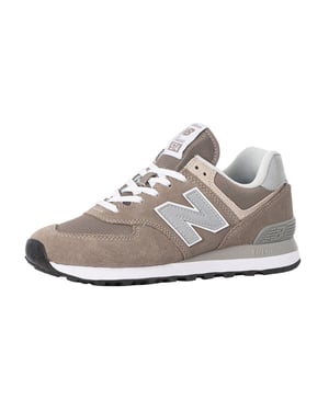 New Balance 574 Klassieke Suède Sneakers, Grijs