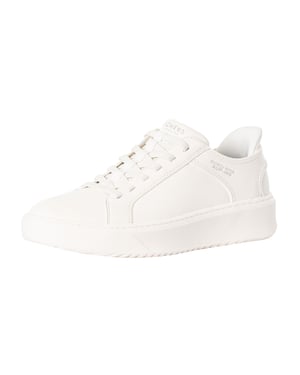 Skechers Slip-Ins Court Break Double Vented Slip-Ins Sneakers, Wit