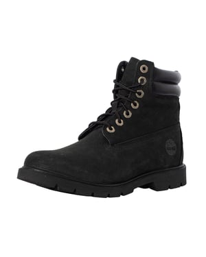 Timberland 6 Inch Leren Laarzen, Zwart