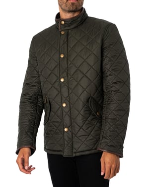 Barbour Gewatteerde Jas Van Powell, Groen
