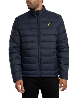 Lyle & Scott Gewatteerde Pufferjas, Blauw