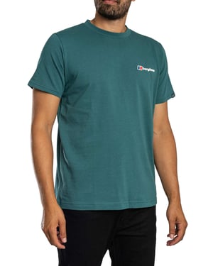 Berghaus T-Shirt Met Klaslogo, Groen
