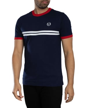 Sergio Tacchini Supermac T-Shirt, Blauw