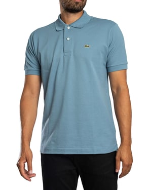 Lacoste Polo Met Logo, Blauw