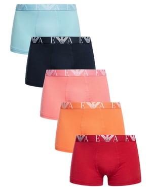 Emporio Armani 5-Pack Trunks, Veelkleurig
