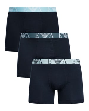 Emporio Armani 3-Pack Boxershorts, Blauw