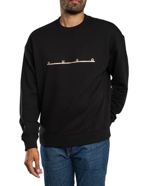 HUGO Datrisweat Sweatshirt, Zwart