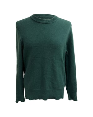 Burberry Brit Elbow Patchwork in Green Cashmere