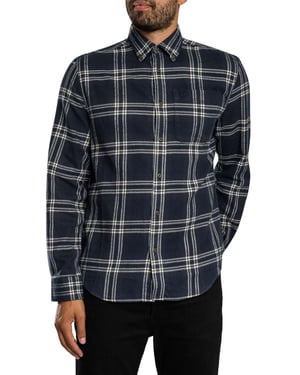Superdry Katoenen Houthakkersshirt, Blauw