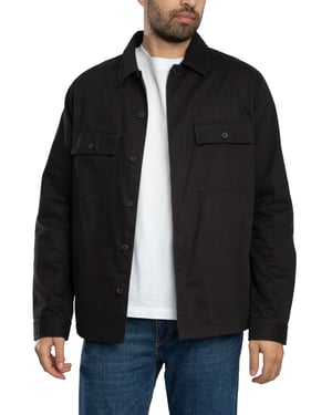 HUGO Epoldo Overshirt, Zwart