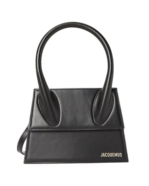 Jacquemus Le Grand Chiquito Tas In Zwart En Zilver