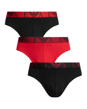 Emporio Armani 3-Paks Briefs, Veelkleurig