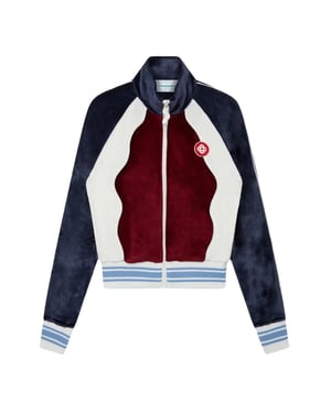 Casablanca Paneled Track Top Vinröd Jacka
