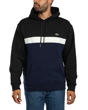 Lacoste Logo Trui Met Capuchon, Blauw