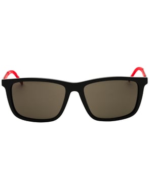 Hugo Boss Red Legs Black Sunglasses