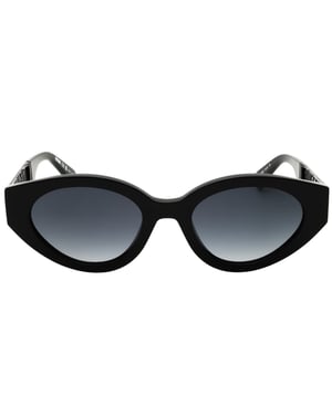 Moschino Zonnebril Met Logo Op De Pootjes, Zwart