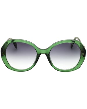 Marc Jacobs Green Framed Grey Azure Sunglasses