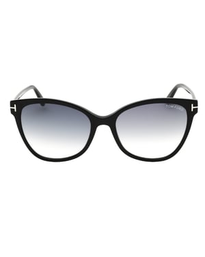 Tom Ford Ani Shiny Black Sunglasses