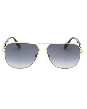 Marc Jacobs Zonnebril Met Gouden Details In Zwart