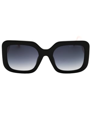 Marc Jacobs Pink Detail Black Sunglasses