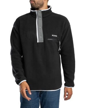 Columbia Helvetia II Half Snap Fleece, Zwart