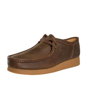 Clarks Wallabee EVO Leren Schoenen, Bruin