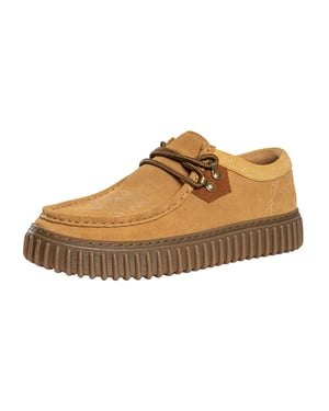 Clarks Torhill Lo Suède Schoenen, Bruin