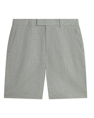 Ted Baker Kelley's Stretch Linen Light Green Shorts