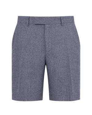 Ted Baker Kenleys Stretch Blue Linen Short