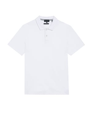 Ted Baker Zeiter Slim Soft Touch White Polo Shirt