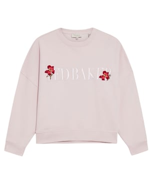 Ted Baker Stiila Ted Baker Branded Ljusrosa Tröja