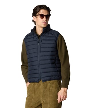 Bodywarmer Save the Duck donkerblauw gewatteerd