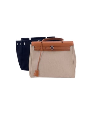 Hermes stoffen handtas Herbag