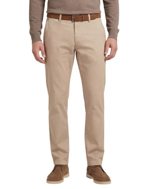 Gardeur pantalon flatfront effen beige