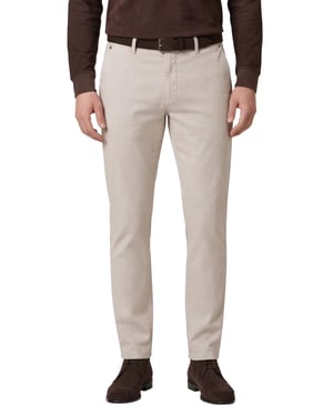 Gardeur pantalon normale fit effen beige