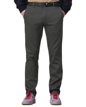 katoenen broek Meyer Bonn grijs