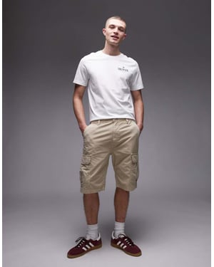 Tommy Jeans Otis cargo shorts i beige