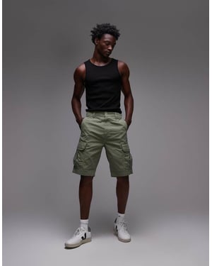 Tommy Jeans Otis vanliga cargo-shorts i grön