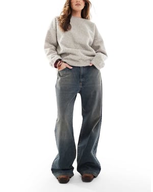 Cotton On super baggy lågt skurna jeans i rostblå