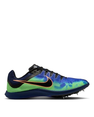 Men's Nike Zoom Rival Dist G Gradient Low Top Sneakers in Dk Obsidian