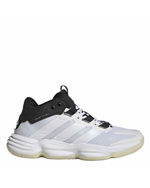 Women's adidas Courtstabil Walking Shoes with Lace-Up Closure in wht/wht/Cblack