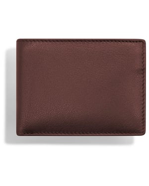 Barneys Originals Faux Leather Dark Brown Wallet